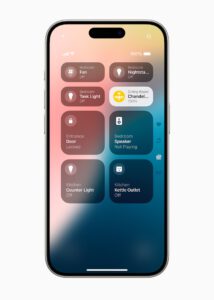 Control Center in iOS 18